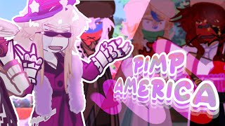⨾ 🇺🇸 ノ Pimp America ) Countryhumans Gacha ) Russia, India, China, etc. ) SATIRE