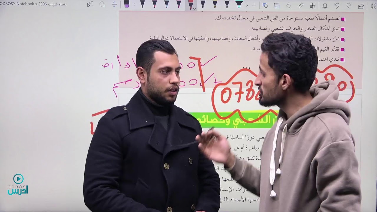 الرسم والتصميم اقتصاد-جيل 2007  | الأستاذ ضياء شهاب