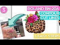 😍 How to Add a Roland Cut Line for Contour Cutting with BN-20A in 3 Easy Steps