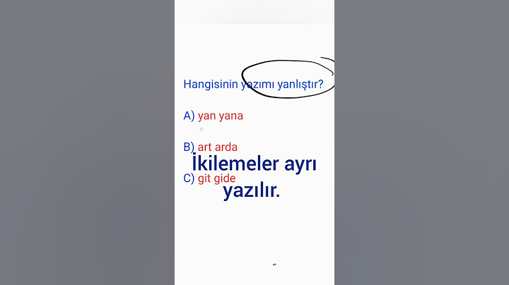 ÇIKMIŞ SORU! MSÜ / TYT / KPSS #msu #tyttürkçe #yazımkuralları #kpsstürkçe