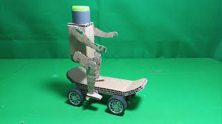 How to make your own skateboard robot using cardboard