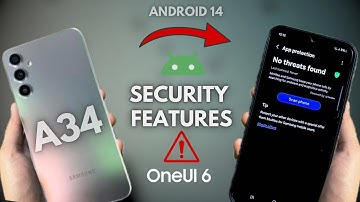 Samsung Galaxy A34 - One Ui 6.0 Update New Security Features Must Try!