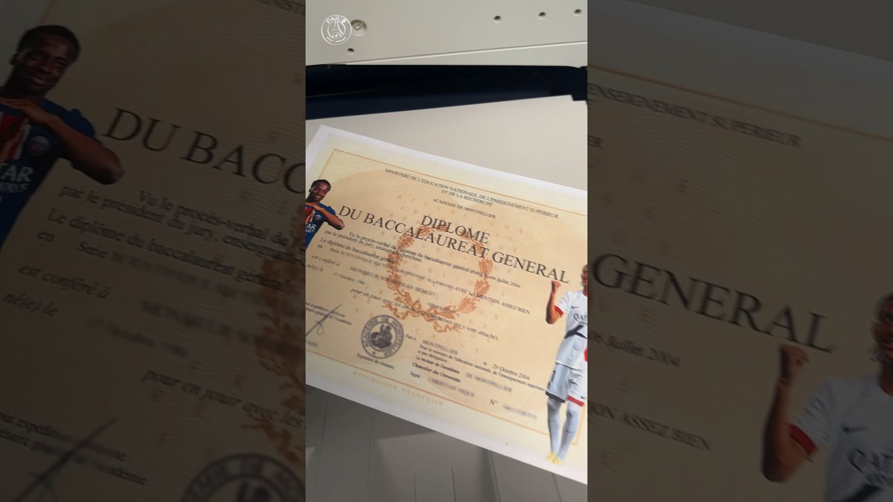 👏 Félicitations à tous les bacheliers ! ❤️💙 #bac #psg