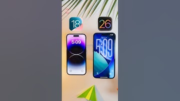 iOS26 vs iOS18: New Look! #gadgets360 #tech #techreels #ios #ios26 #ios18 #apple #iphone #appleevent