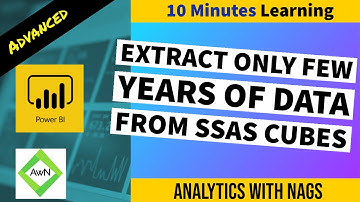 Power BI Tutorial (32/50) - Extract only Few Years of data From SSAS Cubes