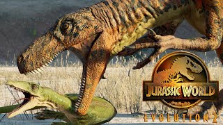 Coelophysis And Herrerasaurus - Life In The Triic Juric World Evolution 2 4K