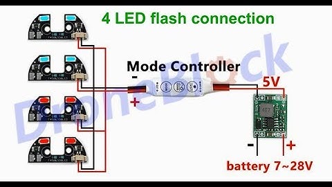 multi-funtion Blink LED for F450 frame navigation LED