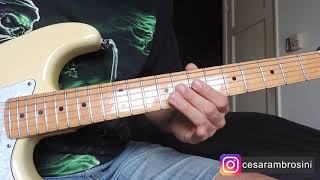 Welcome To The Jungle Guitar Solos TUTORIAL (Guns N´ Roses)