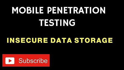 Mobile Penetration Testing - Insecure Data Storage | Full Mobile Penetration Testing Course