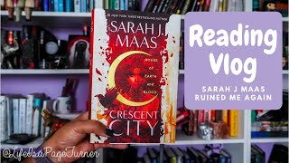 House of Earth and Blood Reading Vlog | Life is a Page Turner