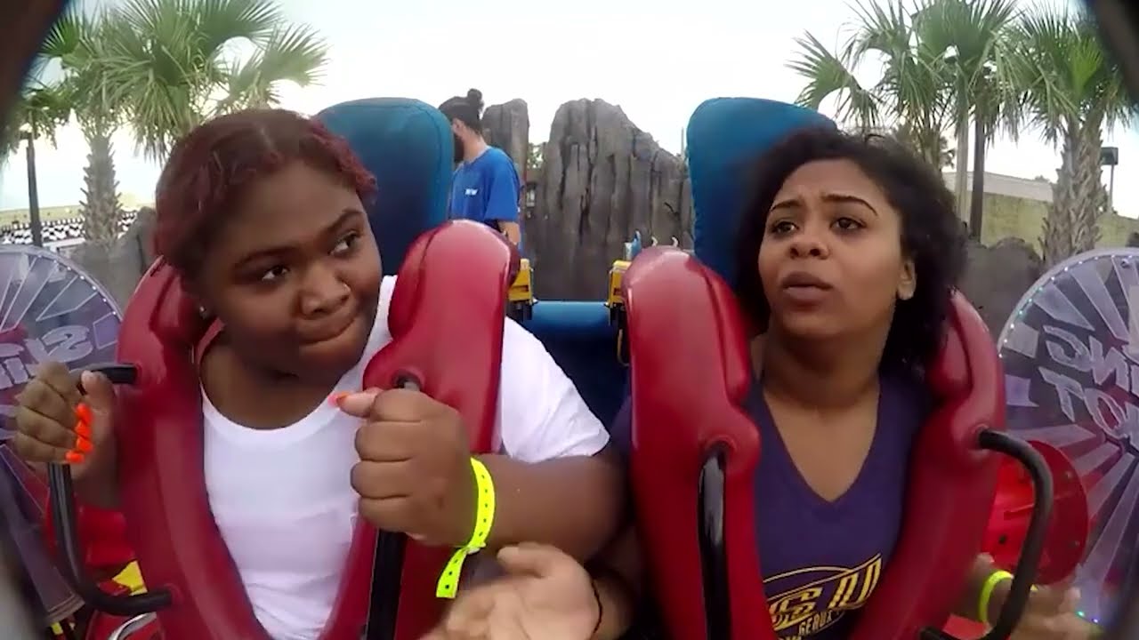 seatbelt breaks on BANNED roller coaster then.. YouTube