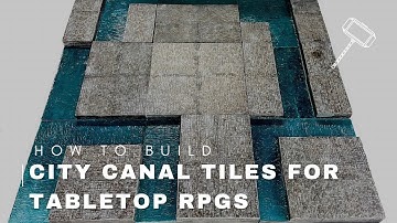 Craft City Canal Docks Tiles for Wargaming or Tabletop RPGs! Great for DND or Carnevale by TTCOMBAT