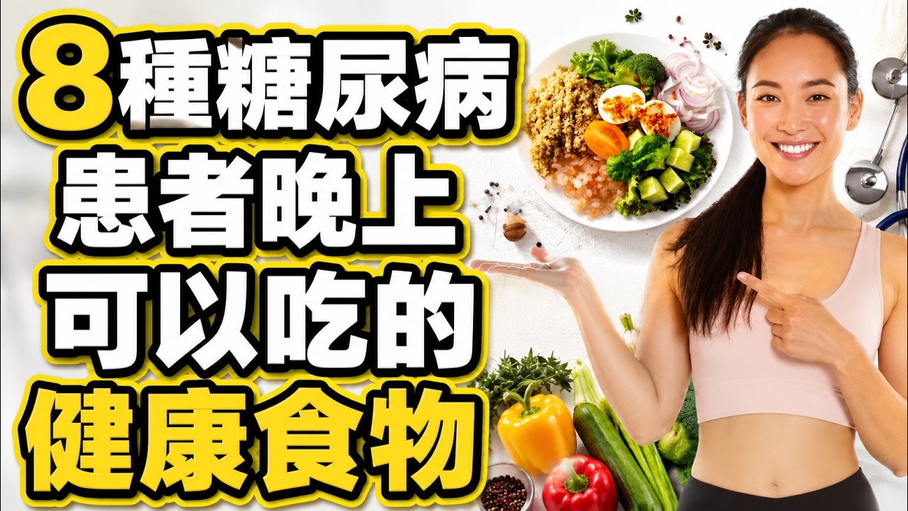 8種糖尿病患者晚上可以吃的健康食物,晚餐吃對了,血糖降一半!糖友必看!晚上最適合吃的8種食物,第4種效果驚人,晚餐這樣吃更安心 | 健康Wise #科普 #分享 #健康 #蔬菜 #糖尿病