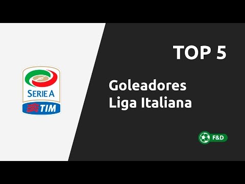 Top 5 Goleadores Liga Italiana Youtube