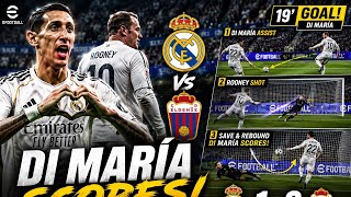 DI MARÍA SCORES FROM THE REBOUND! 🔥 | Rooney  | Real Madrid 1–0 CD Eldense | @godspeed1111official