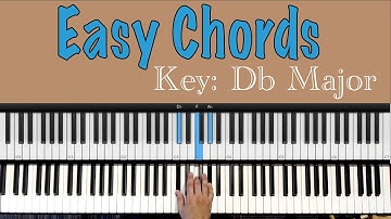 Easy Chords In Db Major | Beginner