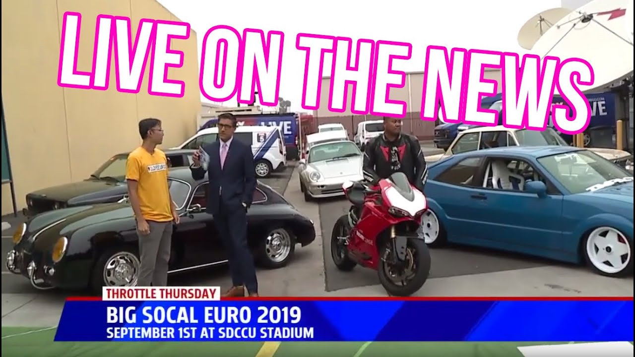 Fox 5 San Diego Throttle Thursday ! Big SoCal Euro 2019