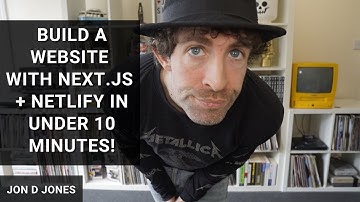 Build A Website With Next.js + Netlify In Under 10 Minutes!