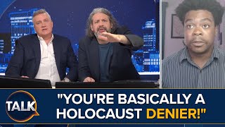 "You're Basically A Holocaust Denier" | Fiery CLASH With Anti-Israel Protester
