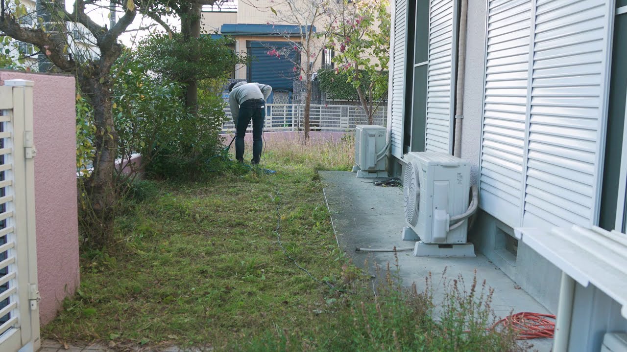 草刈りタイムラプス 1080p