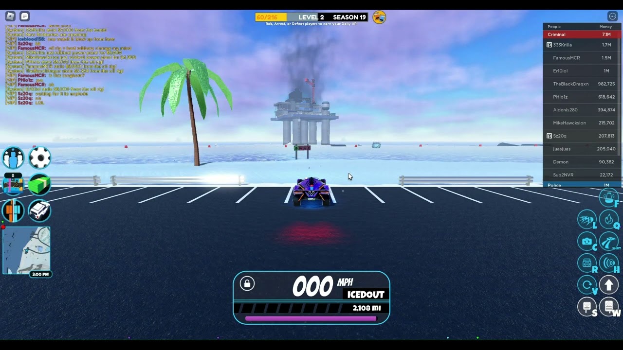 Roblox Jailbreak | Oil Rig Explosion