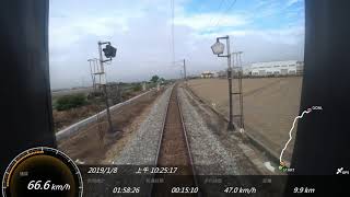 台鐵 信濃鐵道彩繪列車2524次EMU500電聯車 彰化-竹南 海線 SONY FDR-X3000 Action Cam GPS 參數資料 路程景