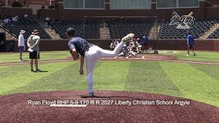 Ryan Floyd RHP 5 9 170 R R 2027 Liberty Christian School Argyle screenshot 2