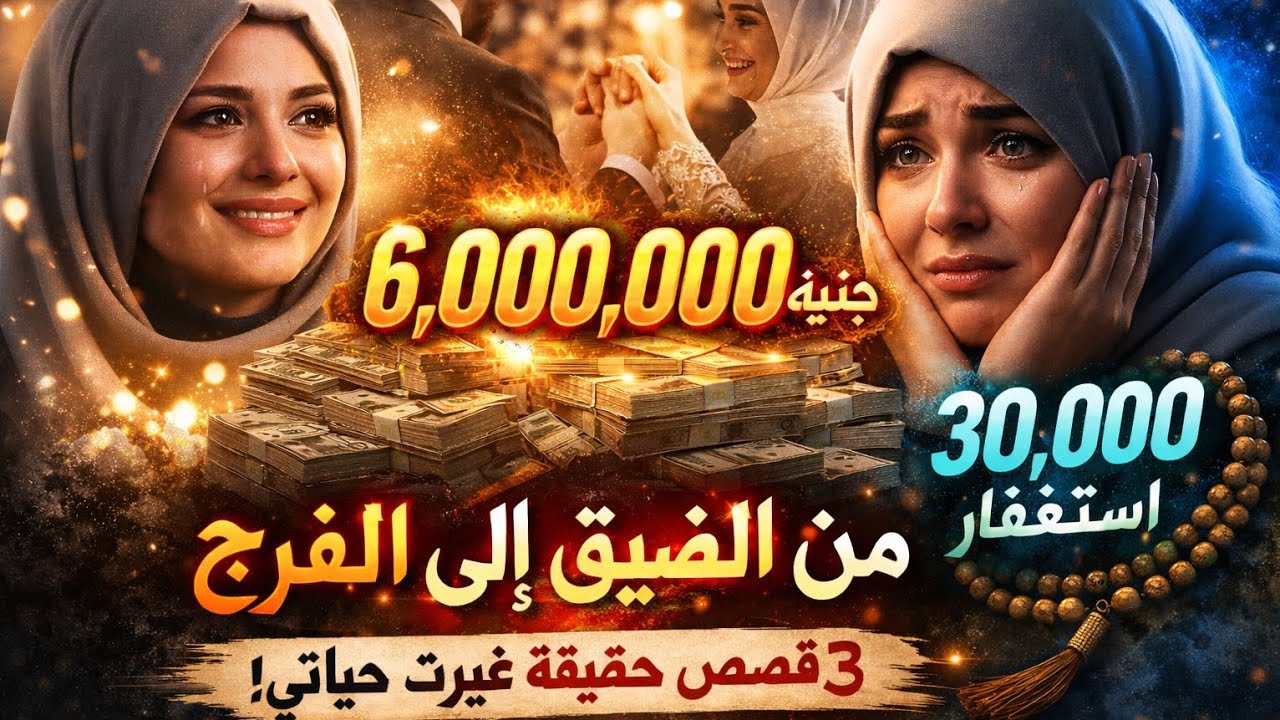 من الضيق إلى الفرج… 3 قصص حقيقية أثبتت قوة الاستغفار📿