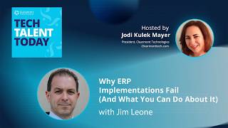 Why ERP Implementations Fail and What to Do About It | Tech Talent Today
