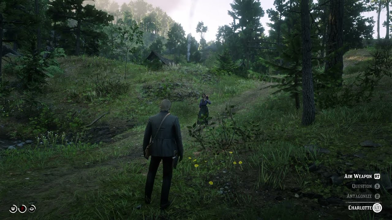 Arthur talks to Charlotte about his time in Chicago - Red Dead Redemption 2