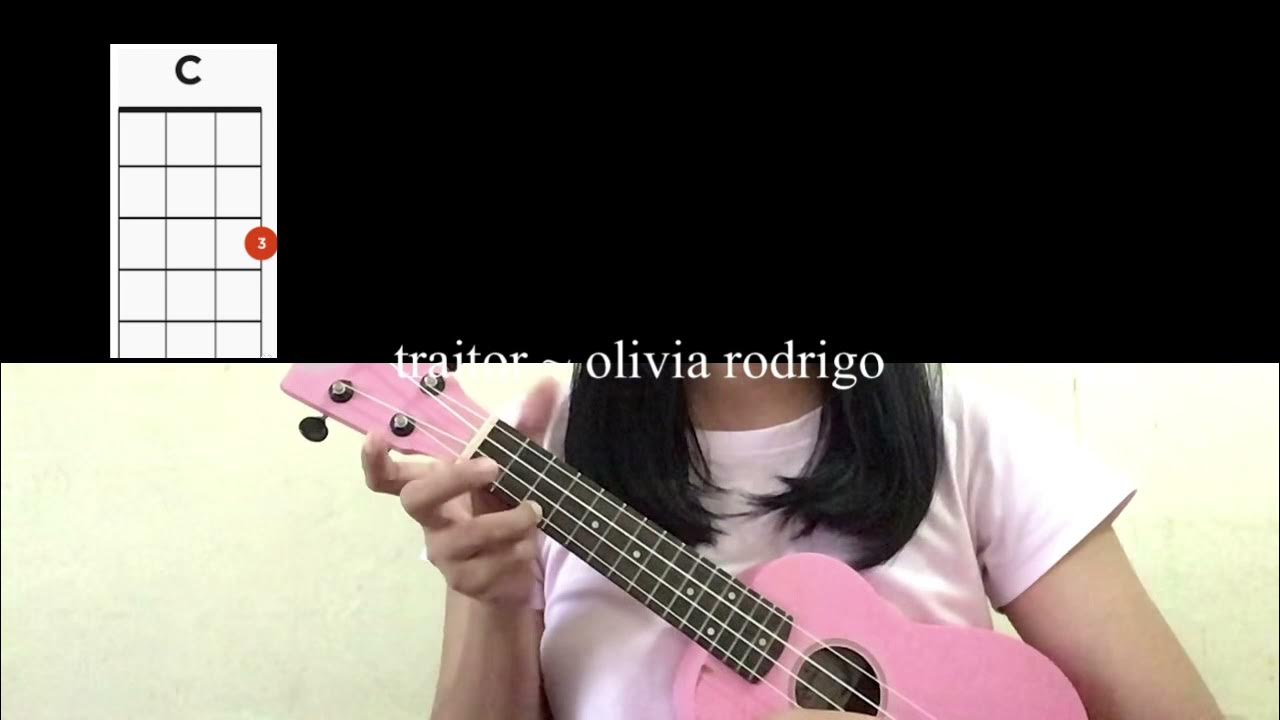 Olivia Rodrigo - traitor EASY Ukulele Tutorial With Chords / Lyrics 