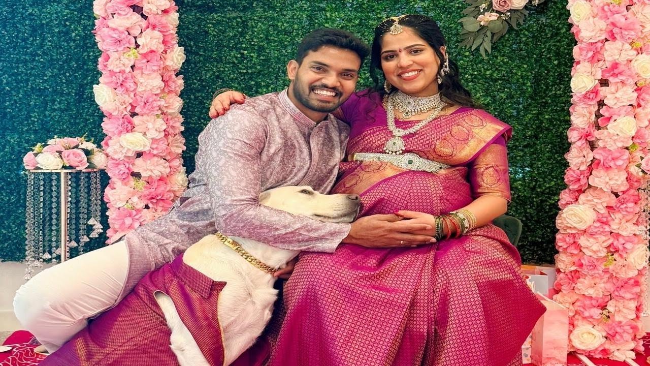 Our Traditional South Indian Baby Shower | Seemantham Ceremony Celebration 💜