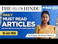The Hindu Must Read Articles | 05 January 2026 | UPSC Current Affairs Today | Prepp IAS