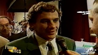 AYRTON SENNA L' ULTIMA INTERVISTA 28-4-1994  A PADOVA PRIMA DEL DECESSO A SAN MARINO #CASASTENE