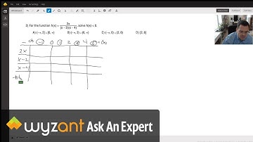Use Sign Table and Critical Points to Find the Answer