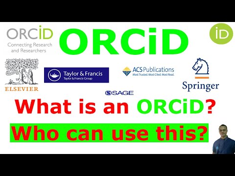 What is an ORCiD? Why Researchers Should Use ORCiD?