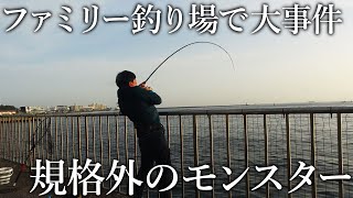 ファミリー釣り場に実在する難攻不落の巨大魚をついに釣り上げました