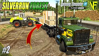 Getting The Roller-coaster Started! | Silverrun Forest | Farming Simulator 22 Platinum Edition