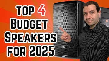 Top 4 budget PA-luidsprekers voor 2025!