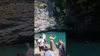 🏞Голубое озеро — природный объект⛰️в Абхазии,Рицинский реликтовый национальный парк. #голубоеозеро