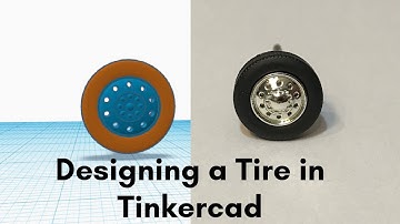 Designing a tire in Tinkercad