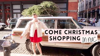 Come CHRISTMAS SHOPPING with me in NYC! 🎄✨