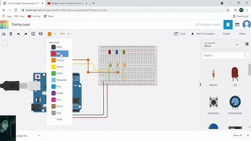 BELAJAR MENYALAKAN LAMPU LED DENGAN ARDUINO, MENGGUNAKAN TINKERCAD