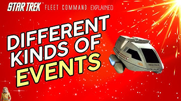 DIFFERENT kinds of events | How to play Star Trek Fleet Command  | Outside Views STFC 2023