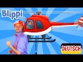 Blippi Deutsch - Blippi erkundet einen Feuerwehrhubschrauber | Abenteuer und Videos für Kinder