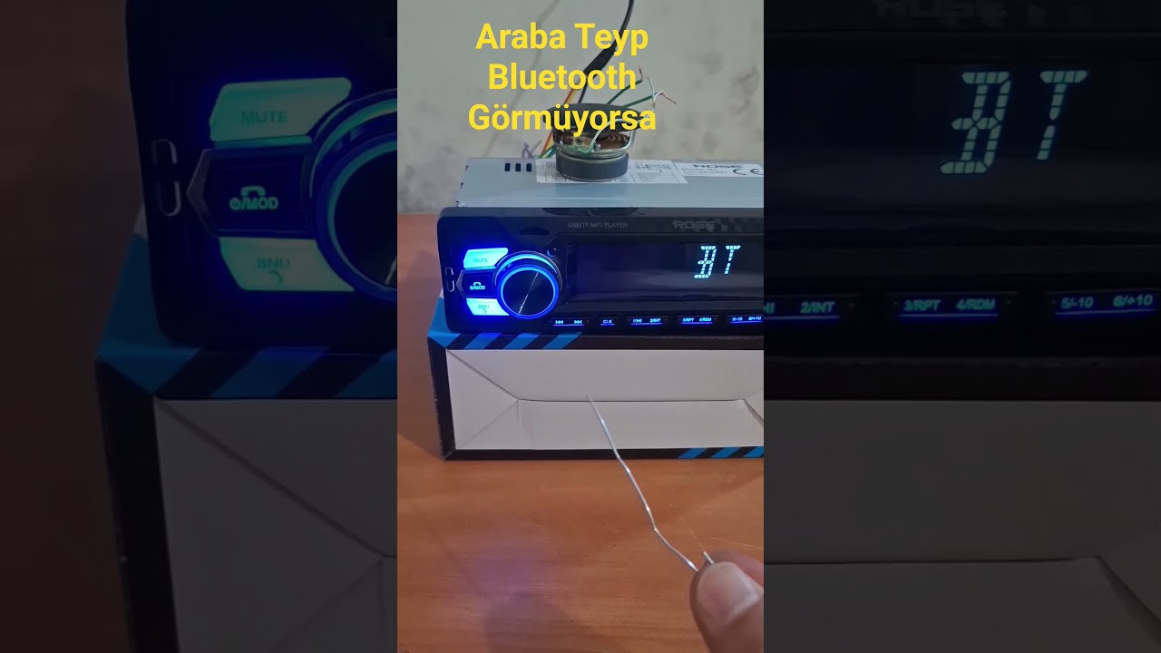 Araba Teybi Bluetooth Görmüyorsa