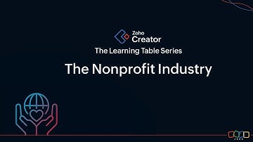 Zoho Creator for the NonProfit Industry