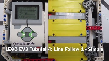 LEGO EV3 Tutorial 4: Line Follow 1 - Simple