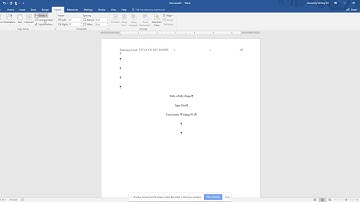 APA Format  Running Head, Title Page, Body, Reference Page Video