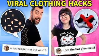 Testing 3 Viral Clothing Hacks (plus the wash test nobody shows)
